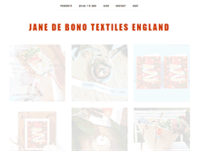 Tablet Screenshot of janedebono.com